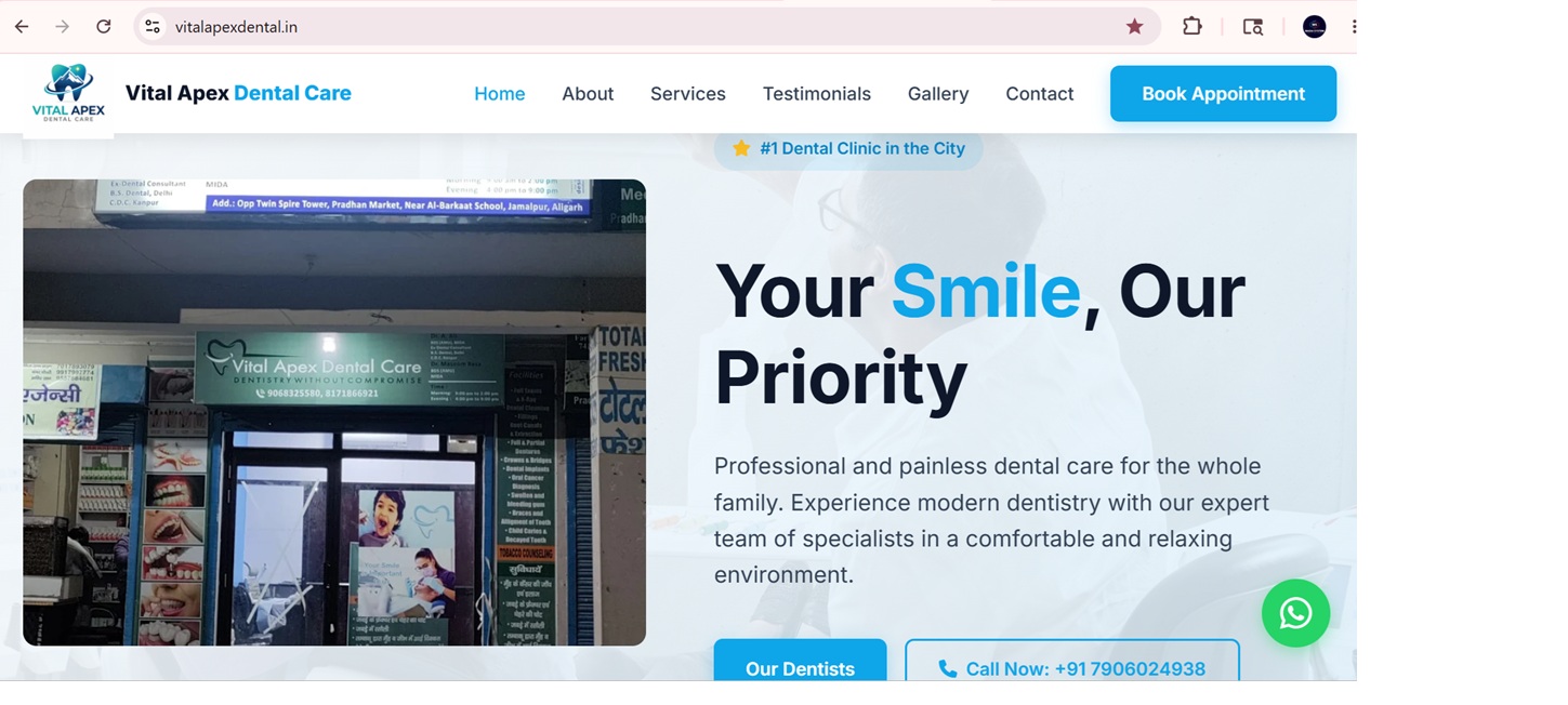 Dental Clinic Website